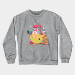 And... cat! Crewneck Sweatshirt